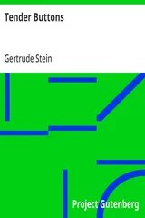 Tender Buttons cover