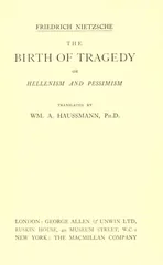 The Birth of Tragedy cover